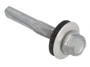 TechFast Hex Head Roofing Screw Self-Drill Heavy Section 5.5 x 35mm Pack 100 FORTFHH5535