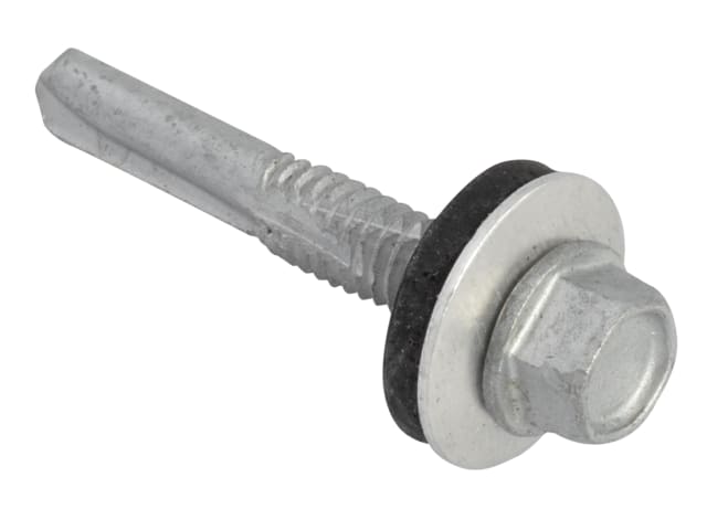 TechFast Hex Head Roofing Screw Self-Drill Heavy Section 5.5 x 35mm Pack 100 FORTFHH5535