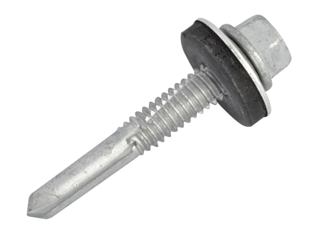 TechFast Hex Head Roofing Screw Self-Drill Heavy Section 5.5 x 35mm Pack 100 FORTFHH5535 - Image 2