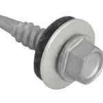TechFast Hex Head Roofing Screw Self-Drill Light Section 5.5 x 25mm Pack 100 FORTFHL5525