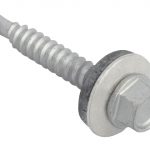 TechFast Hex Head Roofing Screw Self-Drill Light Section 5.5 x 38mm Pack 100 FORTFHL5538