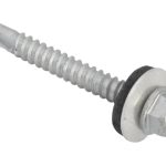 TechFast Hex Head Roofing Screw Self-Drill Light Section 5.5 x 45mm Pack 100 FORTFHL5545