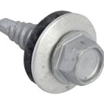 TechFast Hex Head Stitching Screw Self-Drill 6.3 x 22mm Pack 100 FORTFHS6322