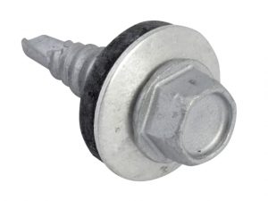 TechFast Hex Head Stitching Screw Self-Drill 6.3 x 22mm Pack 100 FORTFHS6322
