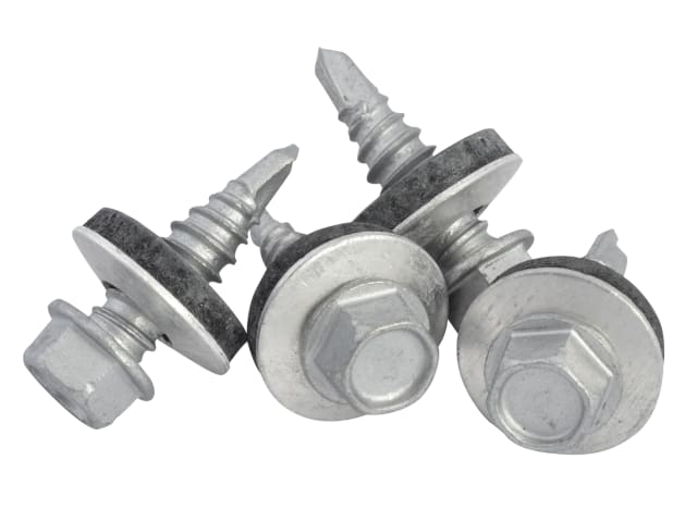 TechFast Hex Head Stitching Screw Self-Drill 6.3 x 22mm Pack 100 FORTFHS6322 - Image 4