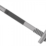 TechFast Composite Panels to Steel Hex Screw No.5 Tip 5.5 x 85mm Box 100 FORTFHW5585H