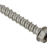TechFast Masonry Screw TORX® Compatible Hex 6.3 x 57mm (Box 100) FORTFMH6357