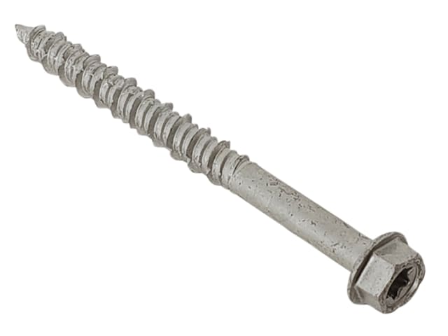 TechFast Masonry Screw TORX® Compatible Hex 6.3 x 82mm (Box 100) FORTFMH6382