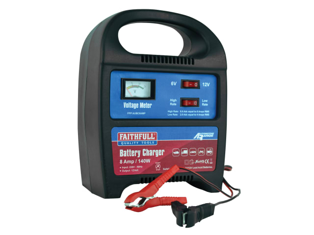 Vehicle Battery Charger 9-112Ah 8 amp FPPAUBC8AMP - Image 2