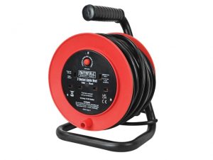 Open Drum Cable Reel 240V 13A 2-Socket 15m FPPCR15