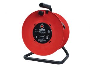 Open Drum Cable Reel 240V 13A 2-Socket 25m FPPCR25M