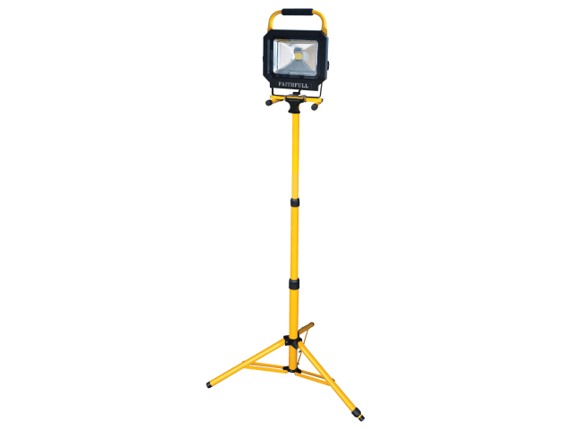 COB LED Single Pod Tripod Sitelight 30W 2100 Lumens 240V FPPSLLED30T - Image 3