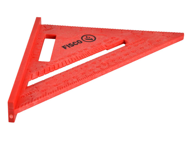 X55E Red Plastic Rafter Angle Square 175mm FSCX55E - Image 2