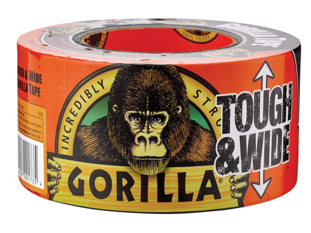 Gorilla Tape® Tough & Wide 73mm x 27m Black GRGGTTW