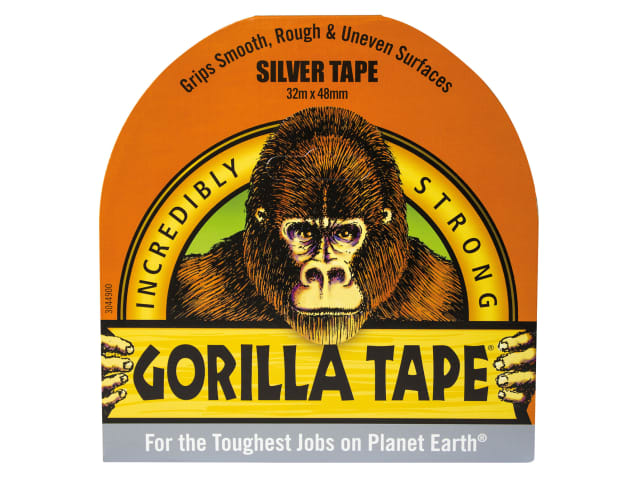 Gorilla Tape® 48mm x 32m Silver GRGSITAPE48