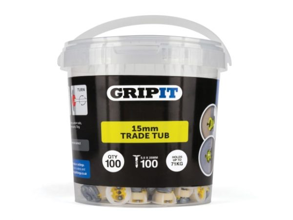 Yellow Plasterboard Fixings 15mm (Pack 100) GRP15100 - Image 5