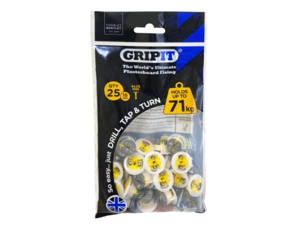 Yellow Plasterboard Fixings 15mm (Pack 25) GRP1525 - Image 5