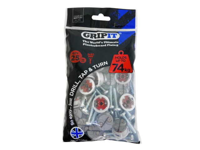 Red Plasterboard Fixings 18mm (Pack 25) GRP1825 - Image 5