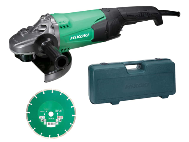 G23STCD/J1 Angle Grinder 230mm Diamond Blade & Case 2000W 240V HIKG23STCD