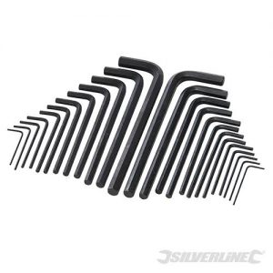 Hex Key Long Series Set 25pce Metric & AF HK25L