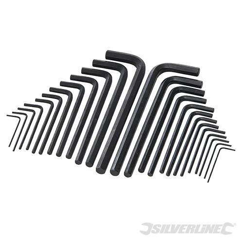 Hex Key Long Series Set 25pce Metric & AF HK25L