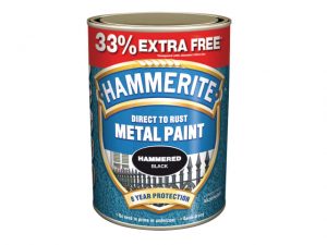 Direct to Rust Hammered Finish Metal Paint Silver 750ml + 33% HMMHFS750AV