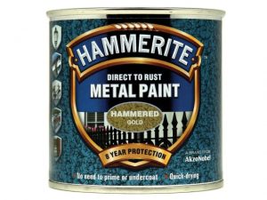 Direct to Rust Hammered Finish Metal Paint Gold 250ml HMMHFGO250