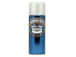 Direct to Rust Hammered Finish Aerosol Silver 400ml HMMHFSGAERO