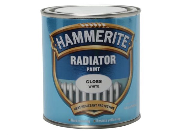 Radiator Paint Gloss White 500ml HMMREG500