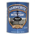 Direct to Rust Smooth Finish Metal Paint Black 5 Litre HMMSFB5L