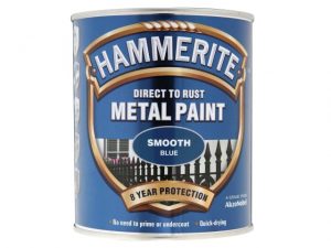 Direct to Rust Smooth Finish Metal Paint Blue 750ml HMMSFB750