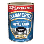 Direct to Rust Smooth Finish Metal Paint Silver 750ml + 33% HMMSFS750AV