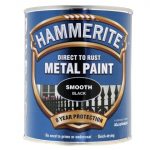 Direct to Rust Smooth Finish Metal Paint Black 750ml HMMSFBL750