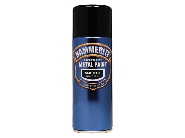 Direct to Rust Smooth Finish Aerosol Dark Green 400ml HMMSFDGAERO