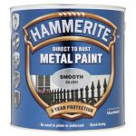 Direct to Rust Smooth Finish Metal Paint Silver 2.5 Litre HMMSFS25L