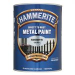 Direct to Rust Smooth Finish Metal Paint Silver 5 Litre HMMSFS5L