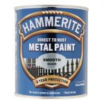 Direct to Rust Smooth Finish Metal Paint Silver 250ml HMMSFSI250