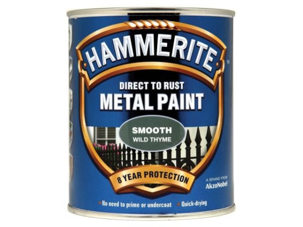 Direct to Rust Smooth Finish Metal Paint Wild Thyme 750ml HMMSFWT750