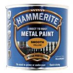 Direct to Rust Smooth Finish Metal Paint Yellow 250ml HMMSFY250