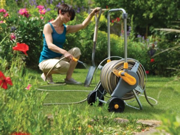 2436 60m Metal Pro Hose Cart & 30m of 12.5mm Hose HOZ2436 - Image 3