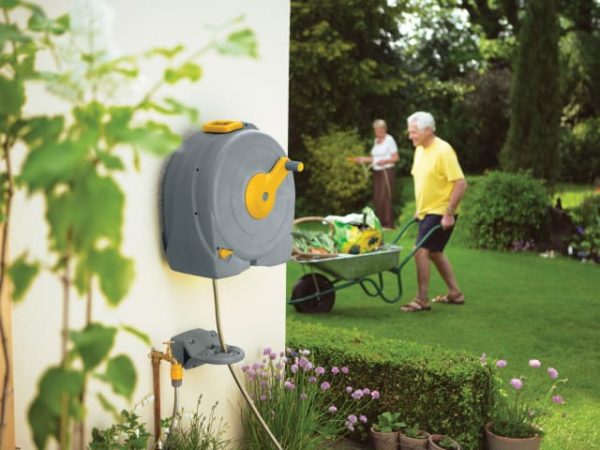 2496 Wall Mounted 40m Fast Reel + 40m of 12.5mm Hose HOZ2496 - Image 2