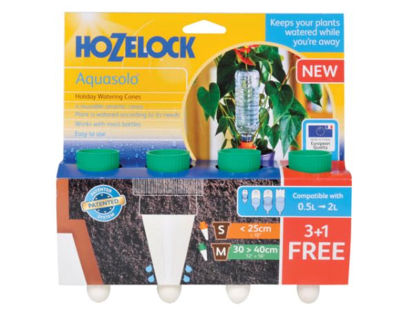 2717 Green Aquasolo Watering Cone for Medium 16in Pots (Pack 4) HOZ2717 - Image 2