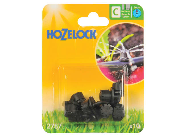 Endline Adjustable Mini Sprinkler 4mm/13mm (10 Pack) HOZ2787