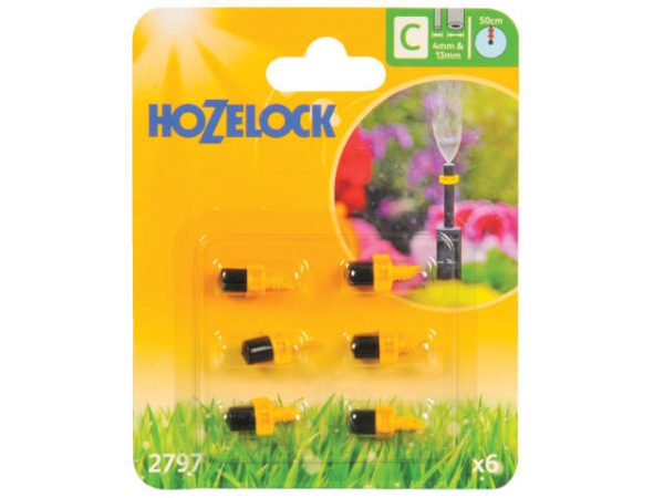 Mist Micro Jet 4mm/13mm (6 Pack) HOZ2797