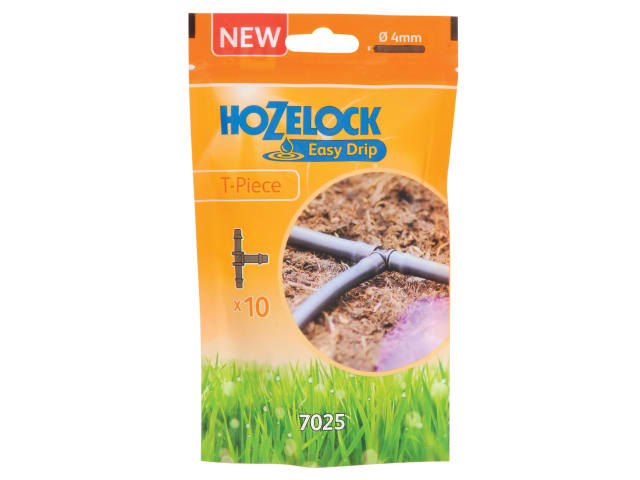 7025 T-Piece 4mm (Pack 5) HOZ7025 - Image 3