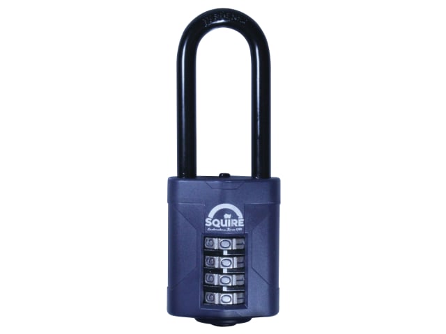 CP50/2.5 Combination Padlock 4-Wheel 50mm Extra Long Shackle 63.5mm HSQCP5025