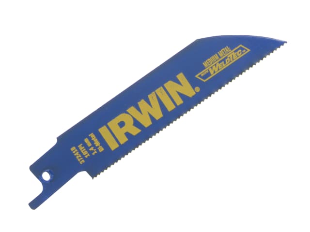 418R 100mm Sabre Saw Blade Metal Cutting Pack of 5 IRW10504148