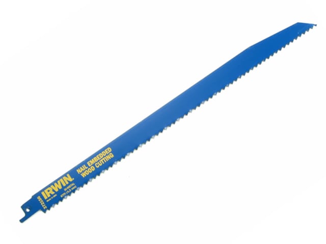 Sabre Saw Blade 156R 300mm Nail Embedded Wood Cut Pack of 5 IRW10504160