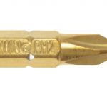 Screwdriver Bits Phillips PH2 25mm Titanium (Pack 10) IRW10504334