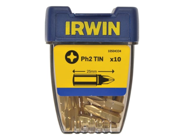 Screwdriver Bits Phillips PH2 25mm Titanium (Pack 10) IRW10504334 - Image 2
